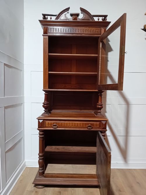 ANTIQUE VICTORIAN CARVED FRENCH BRETON BUFFET - ADDITIONAL PHOTO 7