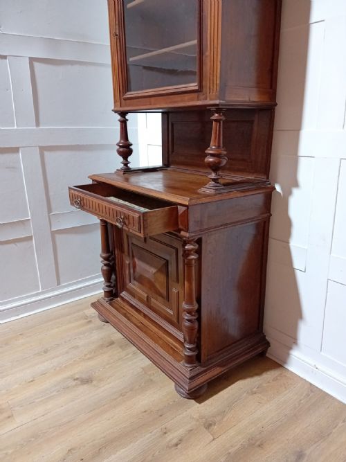 ANTIQUE VICTORIAN CARVED FRENCH BRETON BUFFET - ADDITIONAL PHOTO 11