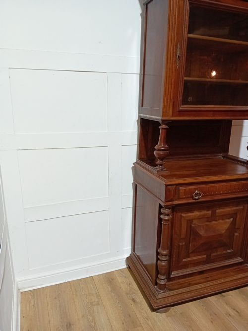 ANTIQUE VICTORIAN CARVED FRENCH BRETON BUFFET - ADDITIONAL PHOTO 12