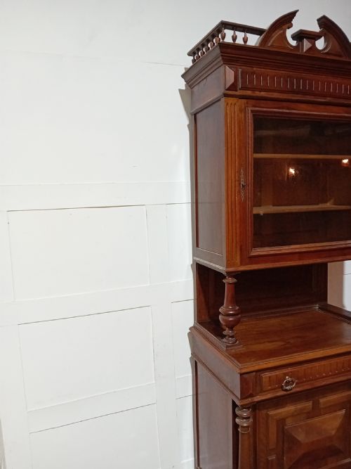 ANTIQUE VICTORIAN CARVED FRENCH BRETON BUFFET - ADDITIONAL PHOTO 13