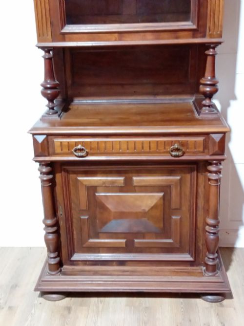 ANTIQUE VICTORIAN CARVED FRENCH BRETON BUFFET - ADDITIONAL PHOTO 15