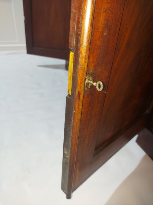 ANTIQUE VICTORIAN MAHOGANY CURL CHIFFIONIER C18801900 - ADDITIONAL PHOTO 8