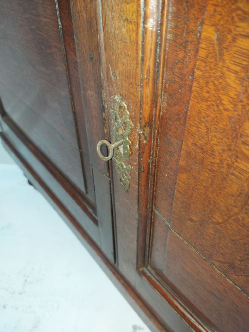 RARE GEORGE I OAK CORNER BUREAU C172030 - ADDITIONAL PHOTO 10