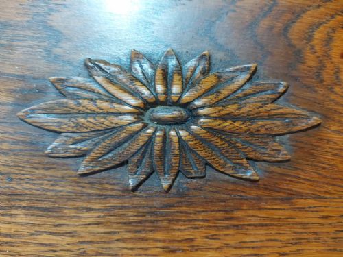 ARTS CRAFTS HARRIS LEBUS OAK BUREAU BOOKCASE C18801900 - ADDITIONAL PHOTO 15