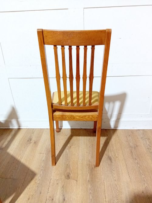 SHAPLAND AND PETTER ARTS CRAFTS OAK SET OF 4 CHAIRS C1900 - ADDITIONAL PHOTO 8