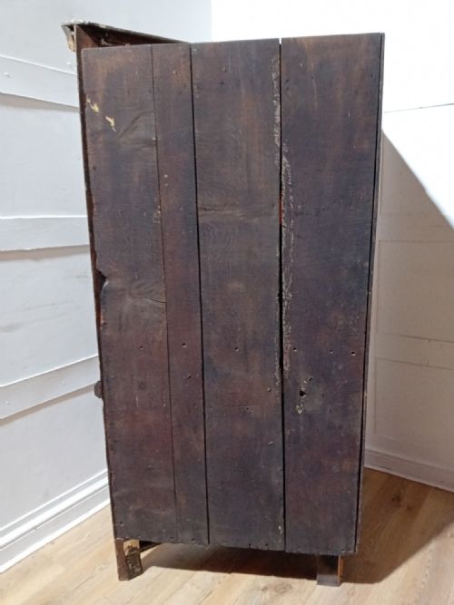 ANTIQUE GEORGE II OAK FREE STANDING CORNER CUPBOARD C174060 - ADDITIONAL PHOTO 5