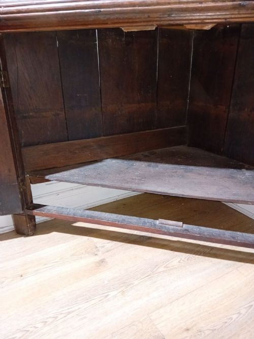ANTIQUE GEORGE II OAK FREE STANDING CORNER CUPBOARD C174060 - ADDITIONAL PHOTO 9