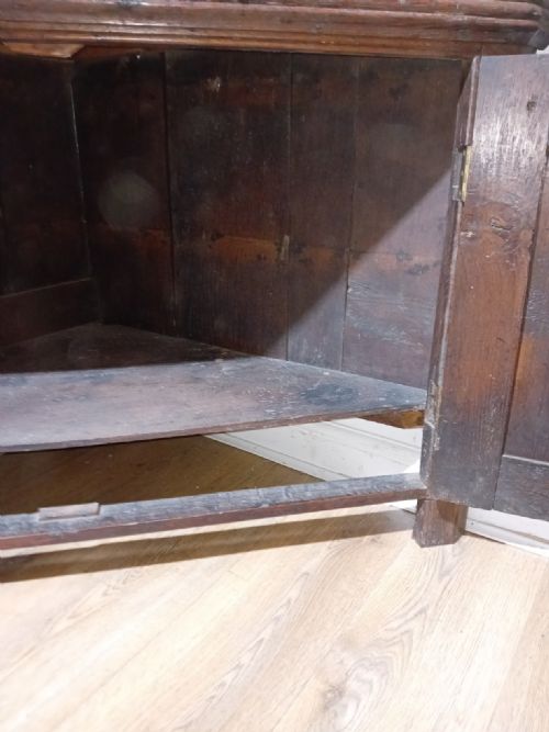 ANTIQUE GEORGE II OAK FREE STANDING CORNER CUPBOARD C174060 - ADDITIONAL PHOTO 10