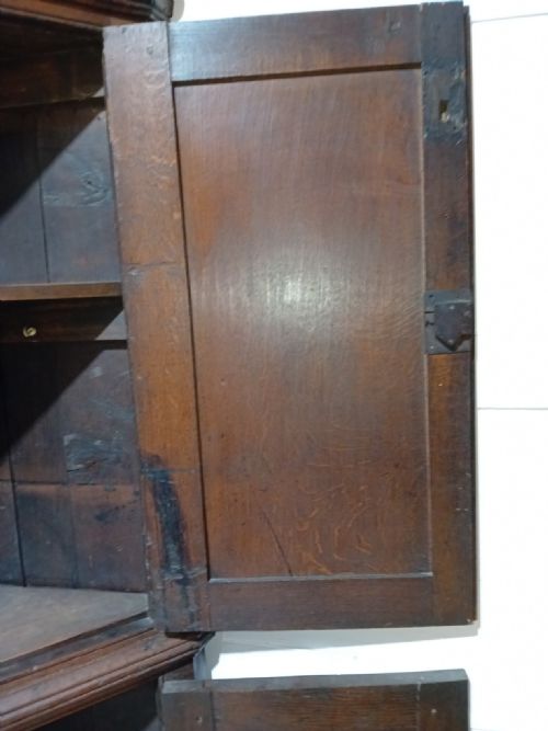 ANTIQUE GEORGE II OAK FREE STANDING CORNER CUPBOARD C174060 - ADDITIONAL PHOTO 12