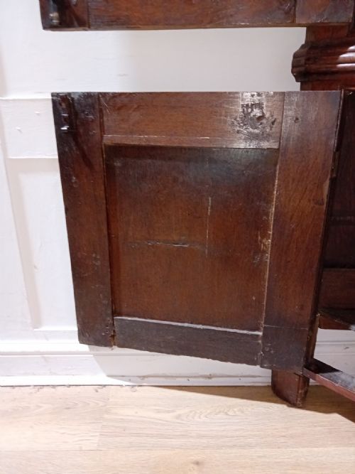 ANTIQUE GEORGE II OAK FREE STANDING CORNER CUPBOARD C174060 - ADDITIONAL PHOTO 13