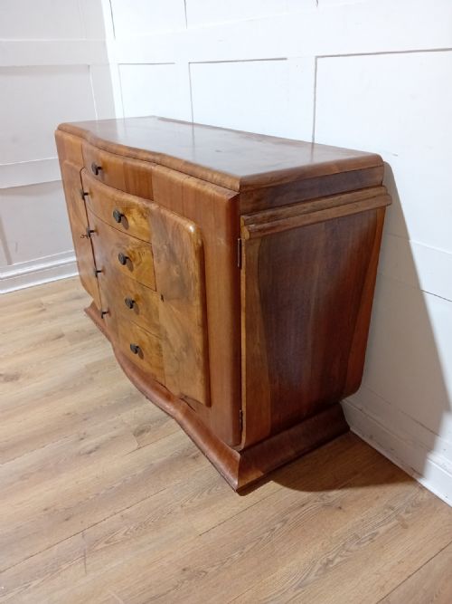 ART DECO WALNUT SIDEBOARD C192539 - ADDITIONAL PHOTO 3