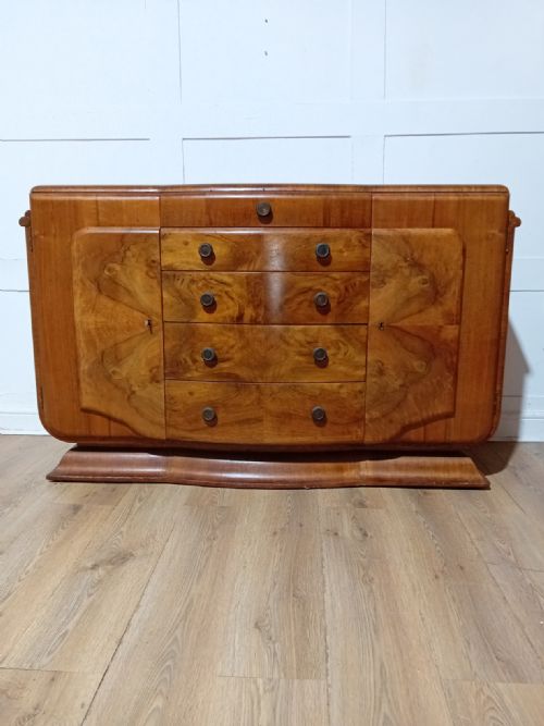 ART DECO WALNUT SIDEBOARD C192539 - ADDITIONAL PHOTO 4