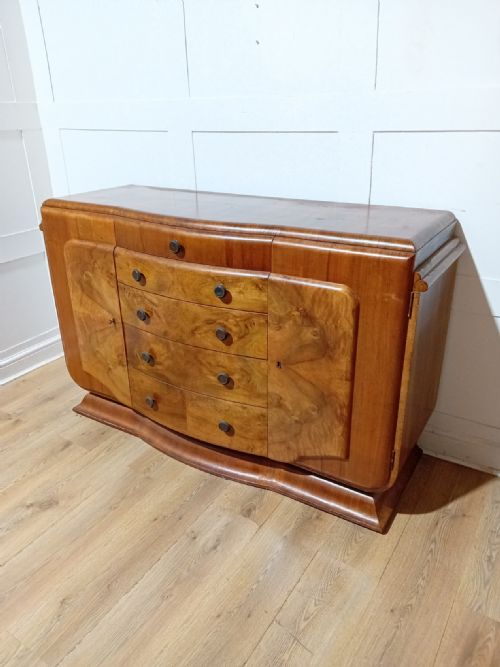 ART DECO WALNUT SIDEBOARD C192539 - ADDITIONAL PHOTO 5