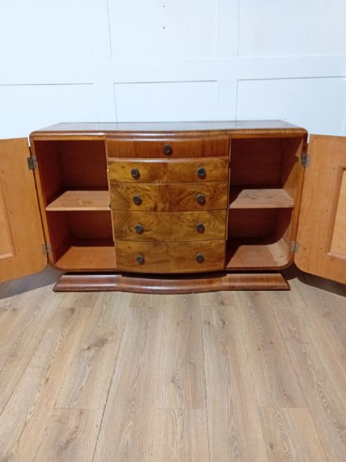 ART DECO WALNUT SIDEBOARD C192539 - ADDITIONAL PHOTO 7