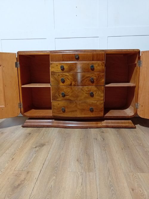 ART DECO WALNUT SIDEBOARD C192539 - ADDITIONAL PHOTO 8