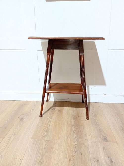LIBERTY OF LONDON ARTS CRAFTS TABLE BY WILLIAM BIRCH - ADDITIONAL PHOTO 4