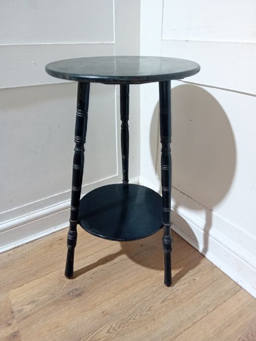 jas schoolbred aesthetic movement side table c1875 - CATEGORY: ANTIQUE TABLES - DATED 1870