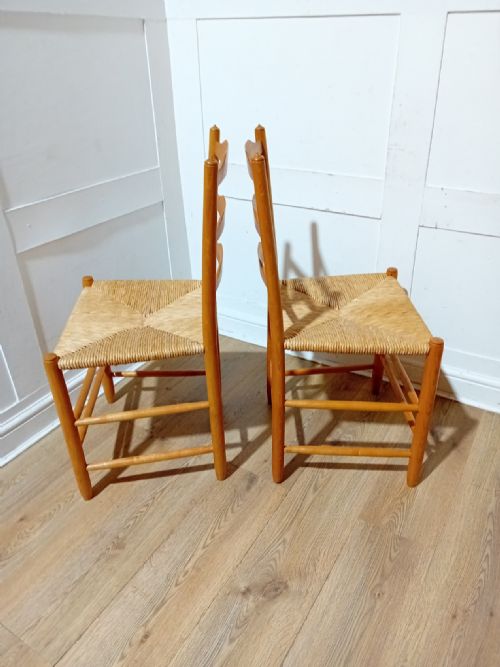 ARTS CRAFTS PAIR OF LAWRENCE NEAL CHAIRS - ADDITIONAL PHOTO 1