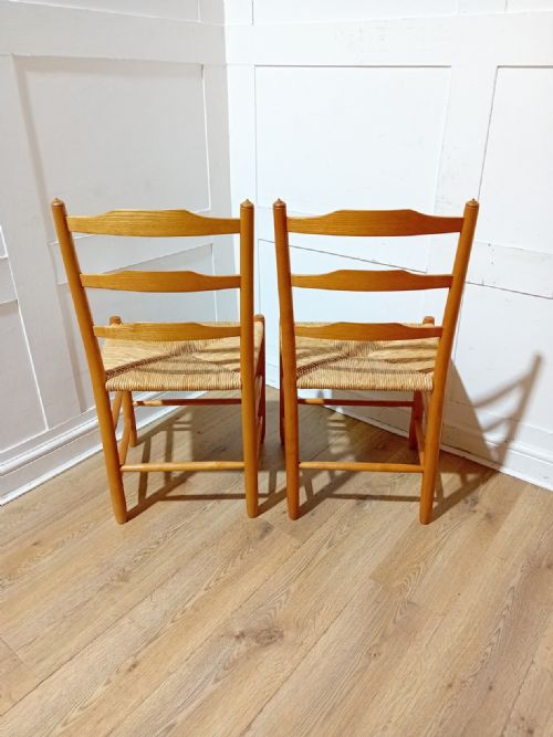 ARTS CRAFTS PAIR OF LAWRENCE NEAL CHAIRS - ADDITIONAL PHOTO 2