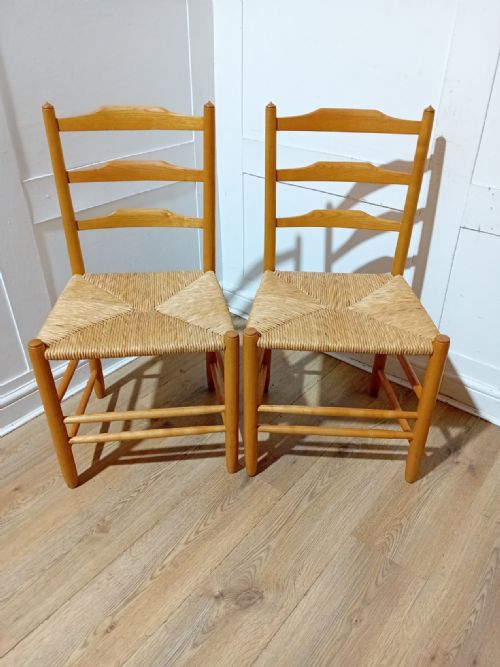 ARTS CRAFTS PAIR OF LAWRENCE NEAL CHAIRS - ADDITIONAL PHOTO 8