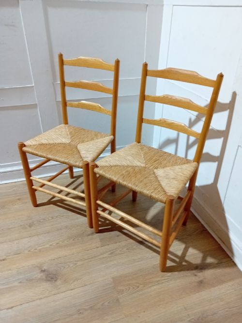 ARTS CRAFTS PAIR OF LAWRENCE NEAL CHAIRS - ADDITIONAL PHOTO 9