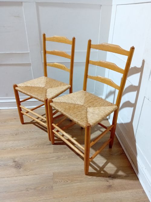 ARTS CRAFTS PAIR OF LAWRENCE NEAL CHAIRS - ADDITIONAL PHOTO 10