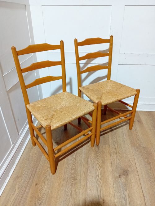 ARTS CRAFTS PAIR OF LAWRENCE NEAL CHAIRS - ADDITIONAL PHOTO 11