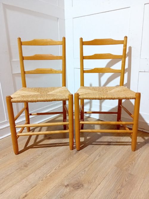 ARTS CRAFTS PAIR OF LAWRENCE NEAL CHAIRS - ADDITIONAL PHOTO 12
