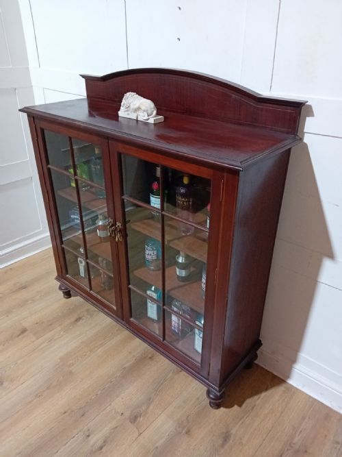 SHAPLAND PETTER MAHOGANY BOOCASE C1890 - ADDITIONAL PHOTO 1
