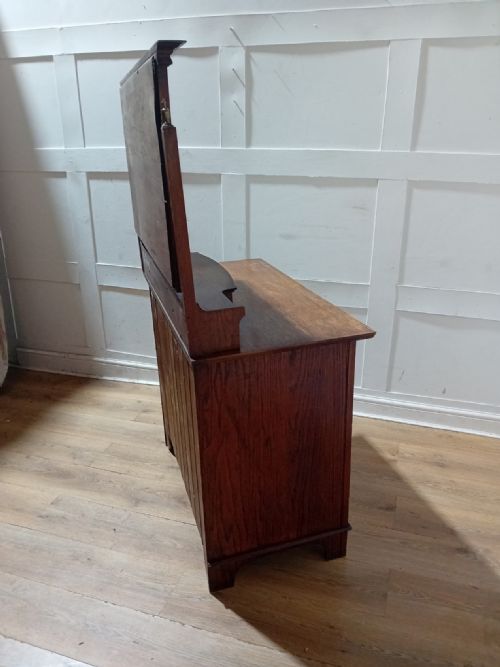 ARTS CRAFTS HARRIS LEBUS OF LONDON OAK DRESSING CHEST C18801900 - ADDITIONAL PHOTO 10