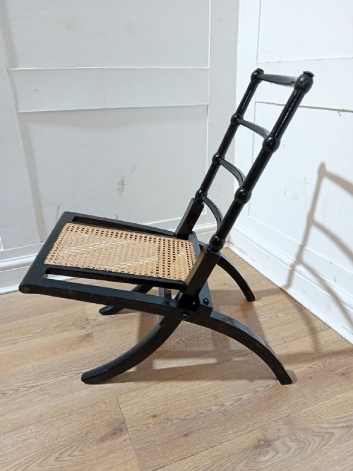 E W GODWIN AESTHETIC MOVEMENT EBONISED CHAIR 1875 - ADDITIONAL PHOTO 1
