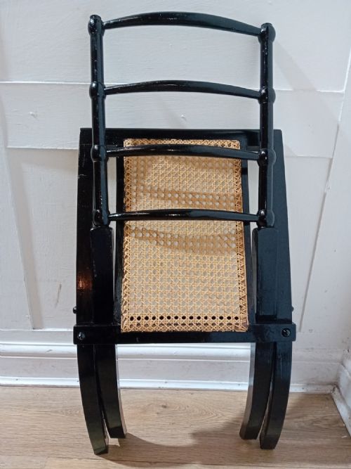 E W GODWIN AESTHETIC MOVEMENT EBONISED CHAIR 1875 - ADDITIONAL PHOTO 3