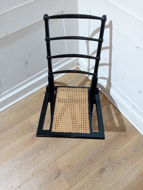 E W GODWIN AESTHETIC MOVEMENT EBONISED CHAIR 1875 - ADDITIONAL PHOTO 6