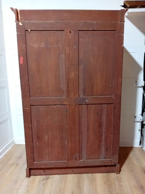 JAS SCHOOLBRED SUPERIOR QUALITY MAHOGANY WARDROBE C1895 - ADDITIONAL PHOTO 13