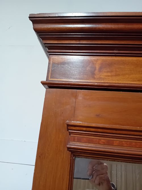 JAS SCHOOLBRED SUPERIOR QUALITY MAHOGANY WARDROBE C1895 - ADDITIONAL PHOTO 17