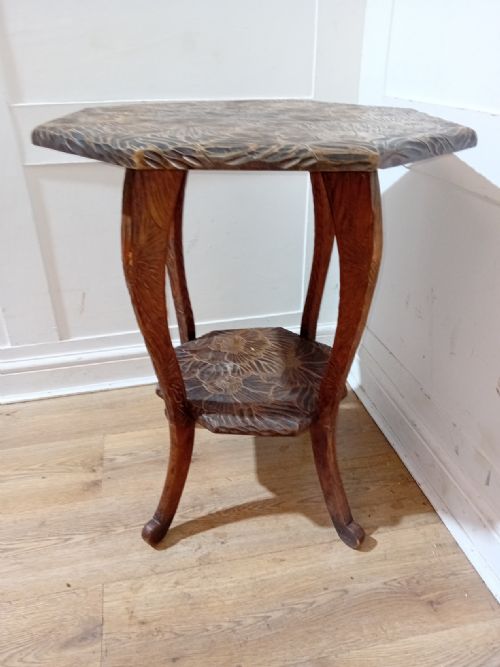 LIBERTY OF LONDON VICTORIAN JAPANISM SOFA TABLE - ADDITIONAL PHOTO 5
