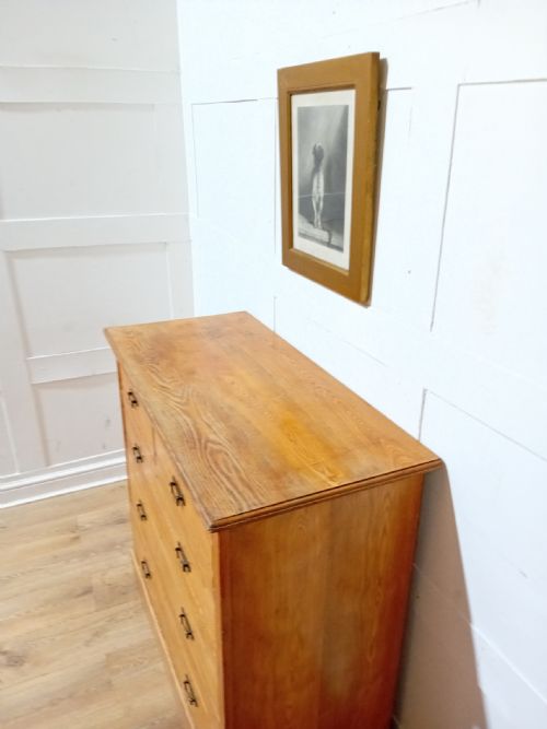 ANTIQUE ARTS CRAFTS ASH CHEST OF DRAWERS C187585 - ADDITIONAL PHOTO 4