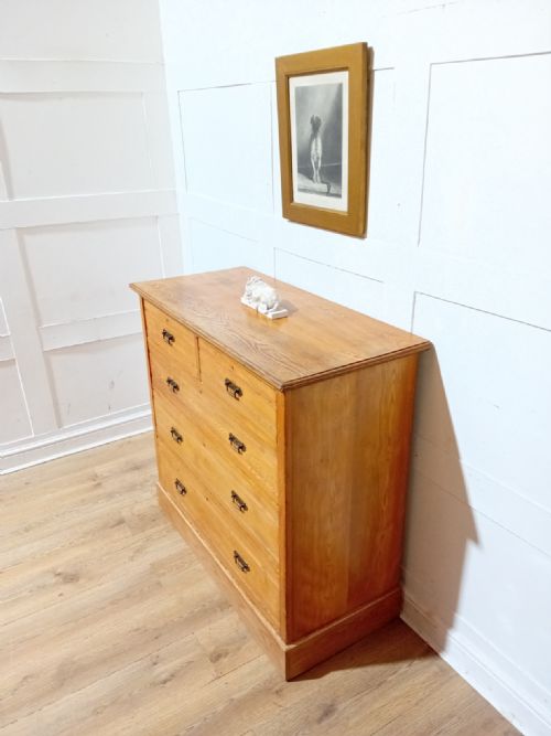 ANTIQUE ARTS CRAFTS ASH CHEST OF DRAWERS C187585 - ADDITIONAL PHOTO 5