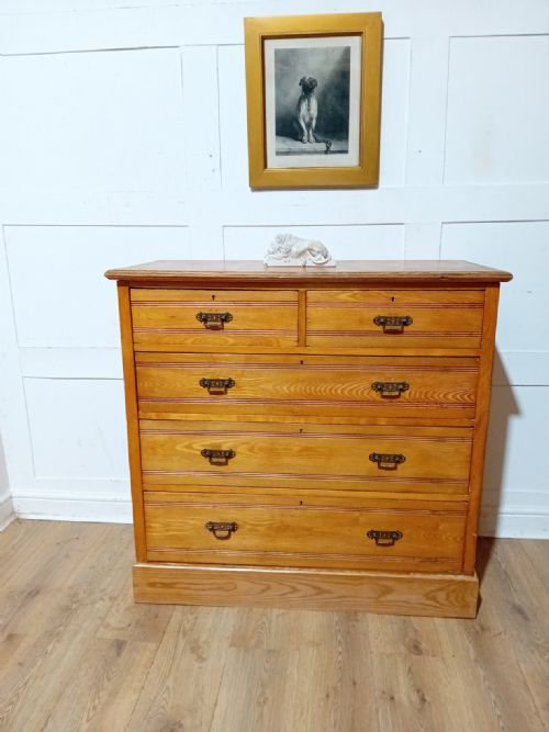 ANTIQUE ARTS CRAFTS ASH CHEST OF DRAWERS C187585 - ADDITIONAL PHOTO 9