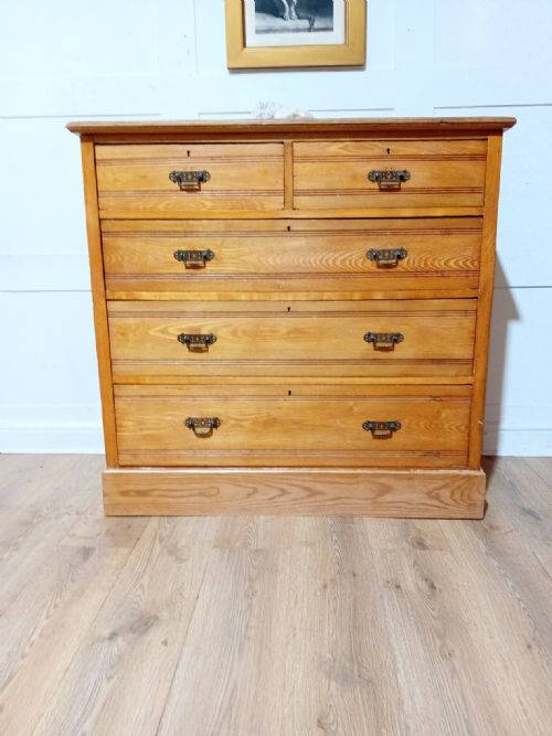 ANTIQUE ARTS CRAFTS ASH CHEST OF DRAWERS C187585 - ADDITIONAL PHOTO 11
