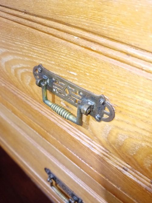 ANTIQUE ARTS CRAFTS ASH CHEST OF DRAWERS C187585 - ADDITIONAL PHOTO 13