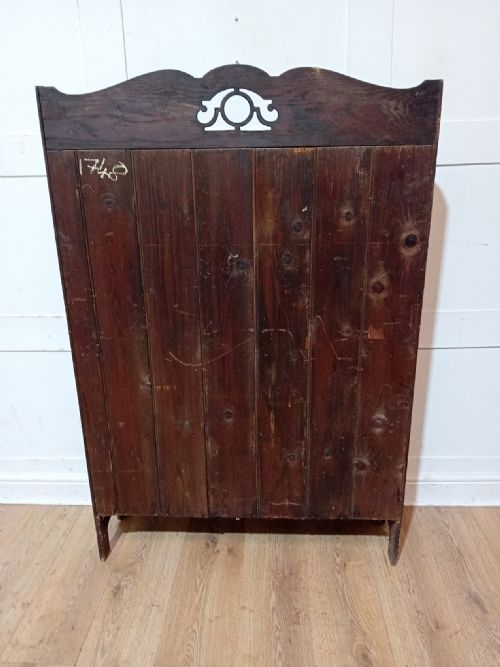 ARTS CRAFTS OAK WATERFALL BOOKCASE C1890 - ADDITIONAL PHOTO 13