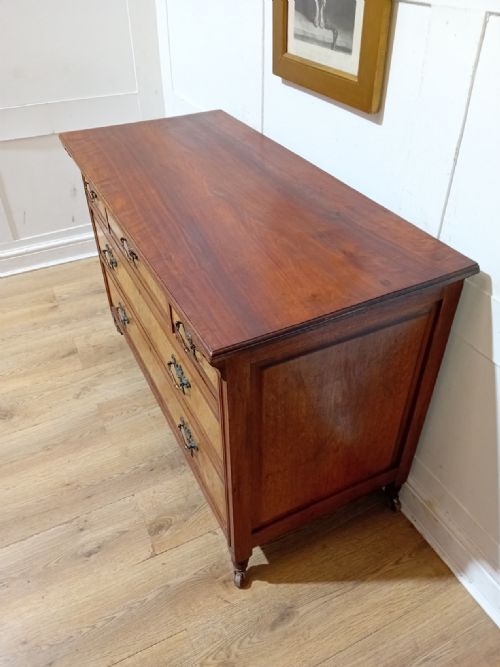 ANTIQUE VICTORIAN WALNUT CHEST OF DRAWERS C18585 - ADDITIONAL PHOTO 7