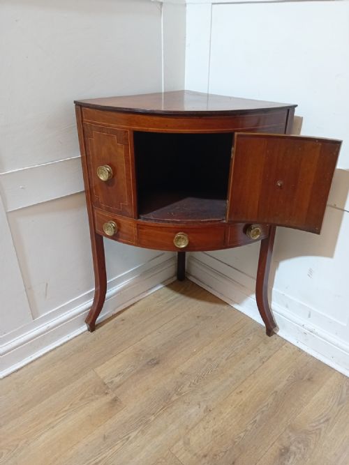 ANTIQUE GEORGE III CORNER COCKTAIL CABINET C17901800 - ADDITIONAL PHOTO 4