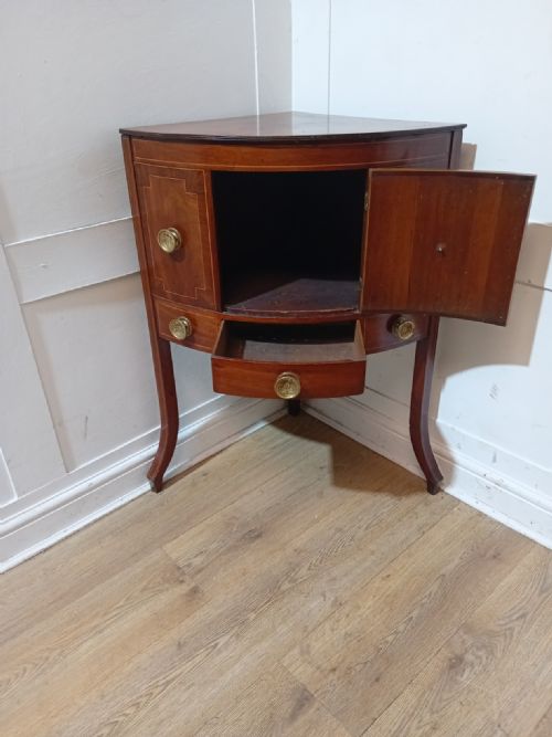 ANTIQUE GEORGE III CORNER COCKTAIL CABINET C17901800 - ADDITIONAL PHOTO 6