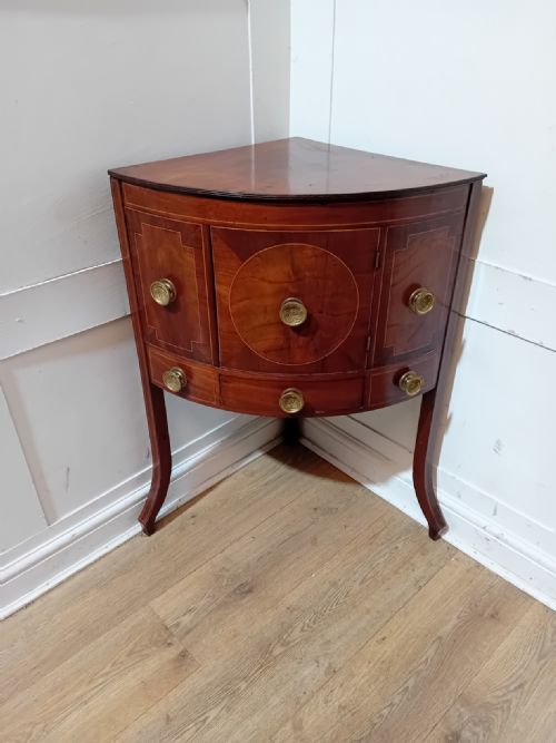 ANTIQUE GEORGE III CORNER COCKTAIL CABINET C17901800 - ADDITIONAL PHOTO 13