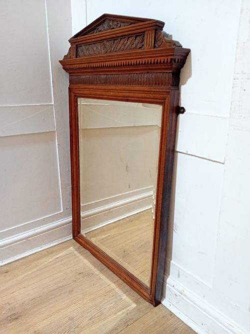 ANTIQUE ARTS CRAFTS WALNUT MIRROR C187585 - ADDITIONAL PHOTO 1