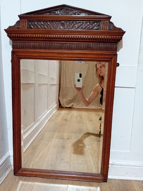 ANTIQUE ARTS CRAFTS WALNUT MIRROR C187585 - ADDITIONAL PHOTO 10