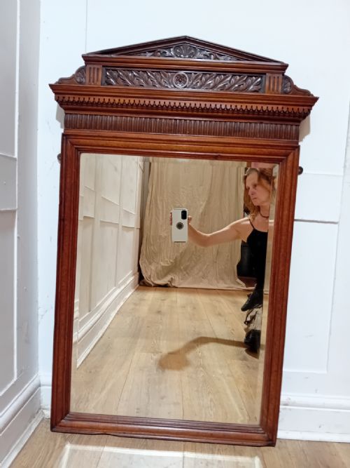 ANTIQUE ARTS CRAFTS WALNUT MIRROR C187585 - ADDITIONAL PHOTO 11
