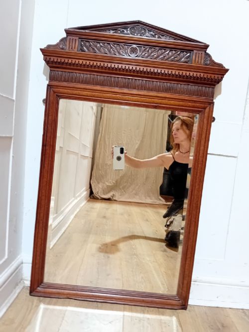 ANTIQUE ARTS CRAFTS WALNUT MIRROR C187585 - ADDITIONAL PHOTO 12